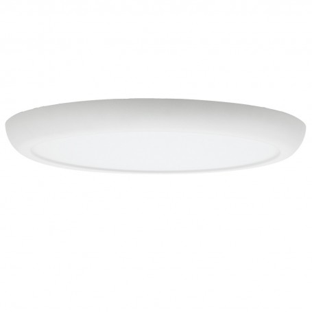 Lampada da soffitto o semincasso LED Bianca Tonda 2in1 Lampo Teknica Tricolor, Doppia potenza 18W/25W Luce Calda-Naturale-Fredda