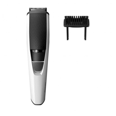 Philips BT3206/14 Regolabarba Ricaricabile con Lame in acciaio Inox, 10 Lunghezze 0.5-10 mm, Autonomia fino a 45 Minuti