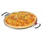 Padella elettrica pizza maker con timer e termostato regolabili DCG MB2300, 1200W, Struttura in metallo, Diametro 30 cm