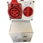 Presa interbloccata CEE da incasso 16A 3P+T+N 400V con interruttore FAEG FG23653, Orizzontale, 10KA, IP44, MADE IN ITALY