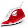 Ferro da stiro con piastra antiaderente Philips GC1742/40, Sistema Anti calcare Calc-Clean, 2000W, Vapore fino a 25g/min, Rosso