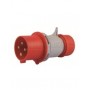 Spina volante industriale rossa 3P+N+T 16A 400V IP67 FAEG FG23517, Alveoli in ottone, -25°C +60°C, IK 8: Coppolav.it