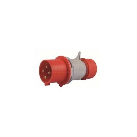 Spina volante industriale rossa 3P+N+T 16A 400V IP67 FAEG FG23517, Alveoli in ottone, -25°C +60°C, IK 8: Coppolav.it