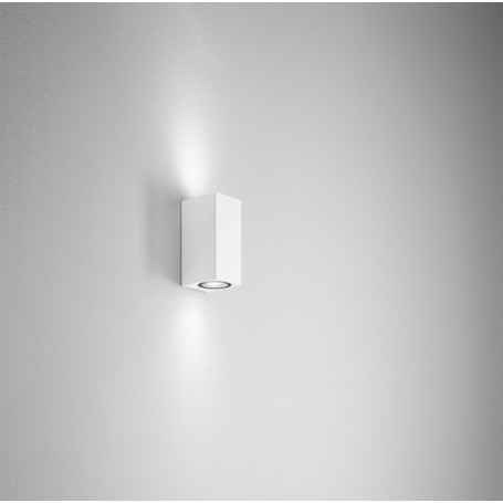 Sospensione con paralume quadrato bianco Ideal Lux Dido SP1, 1 E27