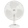 Ventilatore da tavolo DCG VE9030 Diametro 30 cm, 3 Velocità, Oscillazione laterale, Inclinabile, Bianco