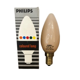 Lampada Incandescenza E14 40W Oliva Philips Flame MADE IN HOLLAND, Lampadina colorata, Luce solare