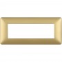 Placca Bticino Matix AM4806MGL 6 moduli Gold, Tecnopolimero, Serie Civili, MADE IN ITALY